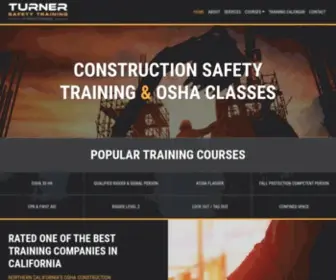 Turnerrisk.com(Construction Safety & OSHA Classes) Screenshot