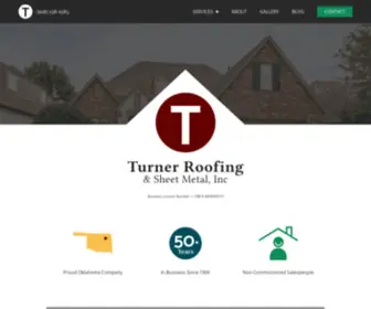 Turnerroofing.com(Turner Roofing & Sheet Metal Inc) Screenshot