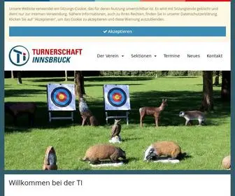 Turnerschaftinnsbruck.at(Willkommen bei der TI) Screenshot