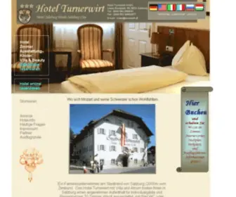 Turnerwirt.at(Hotels Salzburg Hotel Turnerwirt in Salzburg) Screenshot