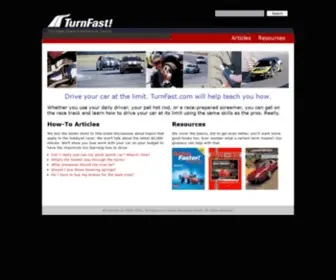 Turnfast.com(Race Driving Techniques for Heel Toe Downshift) Screenshot