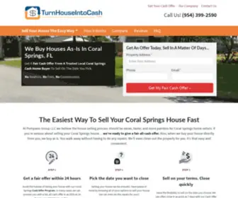 Turnhouseintocash.com(Pompano Group LLC) Screenshot