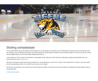 Turnhouttigers.be(Turnhout Tigers) Screenshot