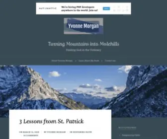 Turningmountainsintomolehills.org(Turning Mountains into Molehills) Screenshot