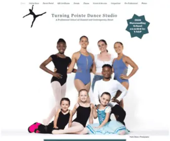 Turningpointedancestudio.org(Turning Pointe Dance Studio Falmouth) Screenshot