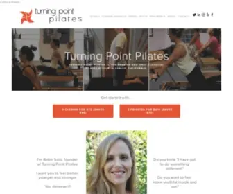 Turningpointpilates.com(Robin Solo) Screenshot