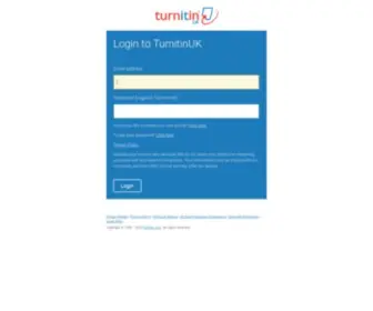 Turnitinuk.com(Turnitin) Screenshot