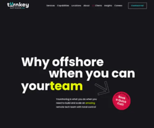 Turnkey-Labs.com(Innovative Offshore Software Development Company for Startups) Screenshot