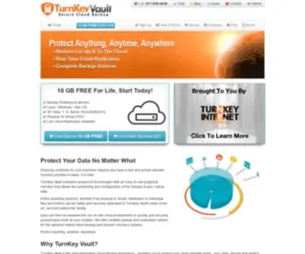 Turnkeybackup.com(Live Disaster Recovery In The Cloud) Screenshot