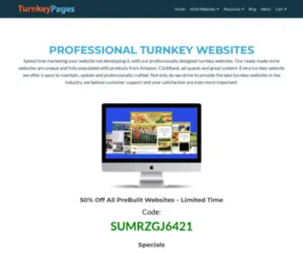 Turnkeypages.com(Turnkey Websites) Screenshot
