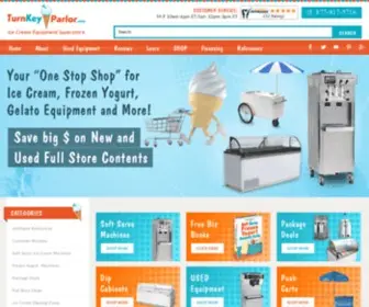 Turnkeyparlor.com(Ice Cream Business) Screenshot