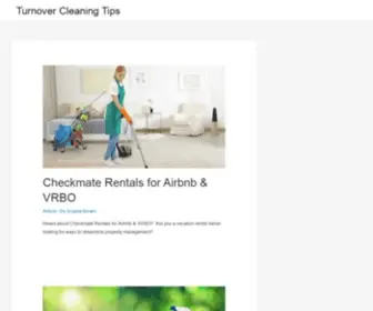 Turnovercleaningtips.com(Turnover Cleaning Tips) Screenshot