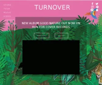 Turnovermusic.net(Turnover) Screenshot