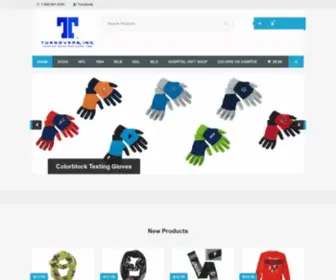 Turnoversinc.com(Get the best college sports apparel online from the reputed sports distributors. Turnovers Inc) Screenshot