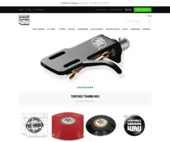 Turntabletrainingwax.com(One Stop Scratch Shop) Screenshot