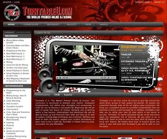Turntableu.com(Online DJ School) Screenshot