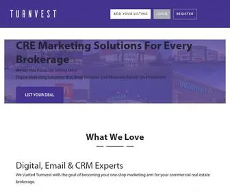 Turnvestcre.com(Turnvest CRE Marketing) Screenshot