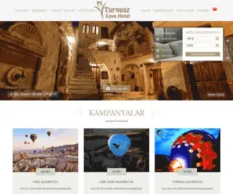 Turquazcavehotel.com(Göreme) Screenshot