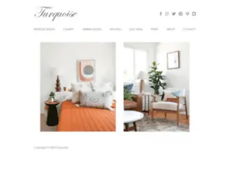 Turquoise-LA.com(Interior Design) Screenshot