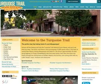 Turquoisetrail.org(Turquoise Trail (New Mexico)) Screenshot