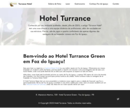 Turrancehotel.com.br(Dit domein kan te koop zijn) Screenshot