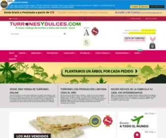 Turronesydulces.com(Tienda y f) Screenshot
