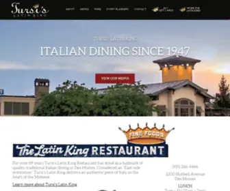 Tursislatinking.com(Fine Italian Dining) Screenshot