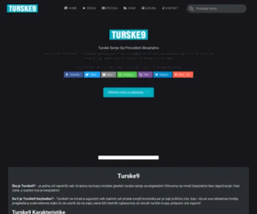Turske9.com(Turske Serije Sa Prevodom (GLEDAJ) ❤️) Screenshot