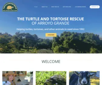 Turtleandtortoiserescueofarroyogrande.org(Turtle and Tortoise Rescue) Screenshot