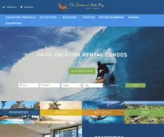 Turtlebay-Rentals.com(Oahu, HI Vacation Rentals) Screenshot