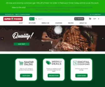 Turtlecreeksuperfoods.com(Super Foods Grocery) Screenshot