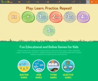 Turtledairy.com(Free educational games) Screenshot