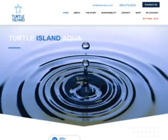 Turtleislandaqua.com(Pure Spring Water) Screenshot