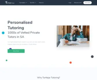 Turtlejar.co.za(Personalized Tutoring from Trusted Tutors in SA) Screenshot