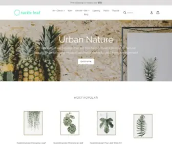Turtleleaf.com(Turtle Leaf) Screenshot