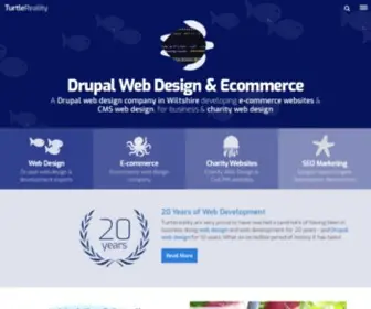 Turtlereality.com(Drupal Web Design) Screenshot