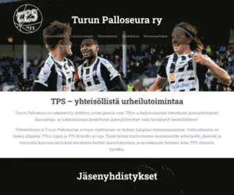 Turunpalloseura.fi(Turun Palloseura ry) Screenshot