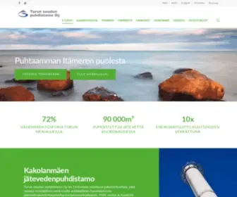 Turunseudunpuhdistamo.fi(Turun seudun puhdistamo) Screenshot