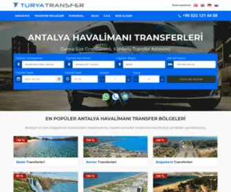 Turyatransfer.com(Welcome) Screenshot