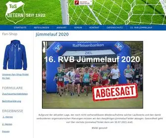 Tus-Detern.de(TuS Detern e) Screenshot