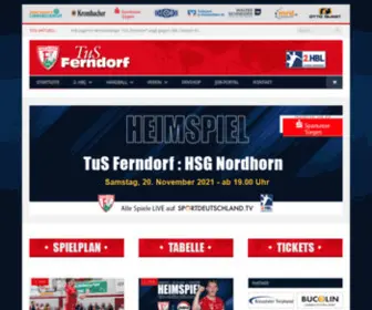 Tus-Ferndorf.de(TuS Ferndorf) Screenshot
