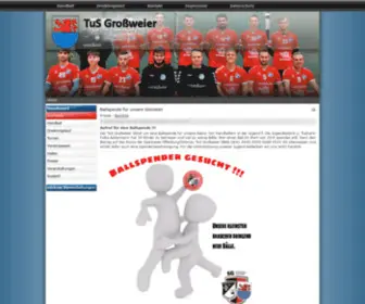 Tus-Grossweier.de(Turn- und Sportverein 1921 Großweier e.V) Screenshot