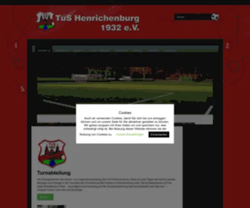 Tus-Henrichenburg.de(Henrichenburg 1932 e.V) Screenshot