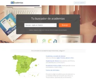 Tusacademias.com(Academias) Screenshot