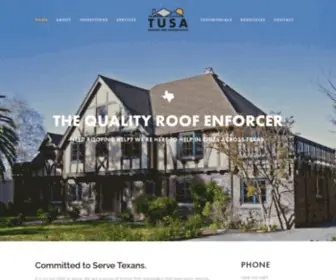 Tusaconstruction.com(Tusa Roofing & Construction) Screenshot