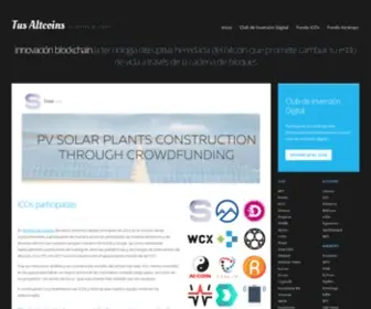 Tusaltcoins.com(Tus altcoins) Screenshot