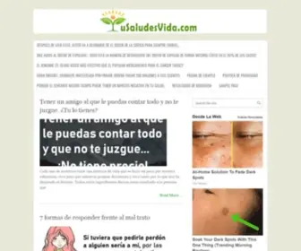 Tusaludesvida.com(Salud Para Todos) Screenshot