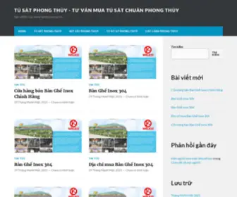 Tusatphongthuy.com(Tủ sắt phong thuỷ) Screenshot