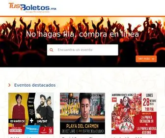 Tusboletos.mx(Conciertos, eventos y m) Screenshot