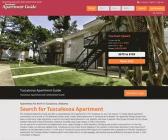 Tuscaloosaapartmentguide.com(Apartments for Rent in Tuscaloosa) Screenshot